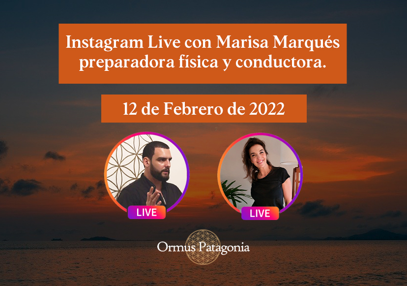 Instagram Live con Marisa Marqués, preparadora física y conductora. 12 de Febrero, 2022