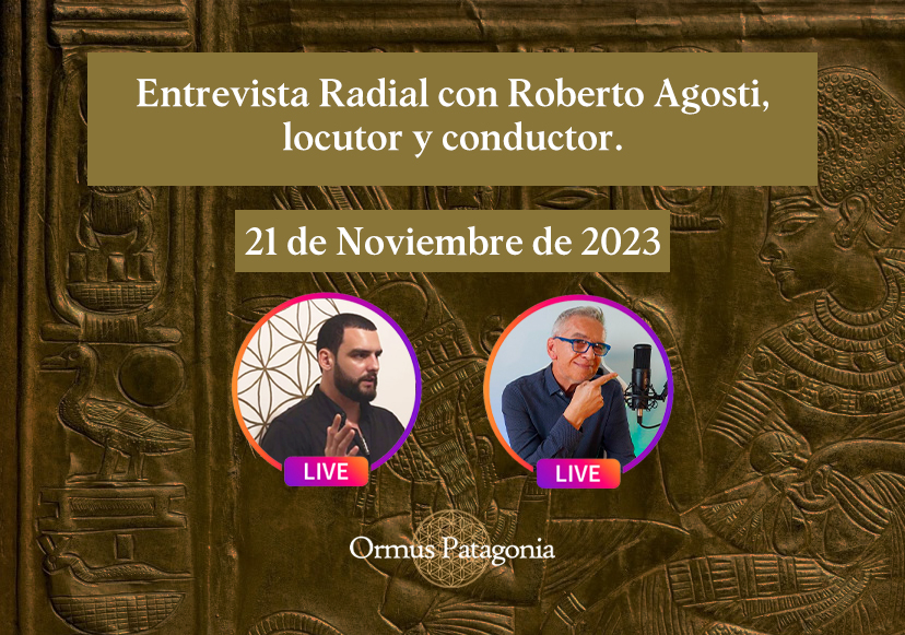 Entrevista Radial con Roberto Agosti, locutor y conductor. 21 de Noviembre, 2023.