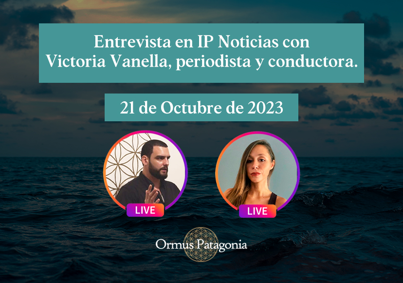 Entrevista en IP Noticias con Victoria Vanella, periodista y conductora. 21 de Octubre, 2023.