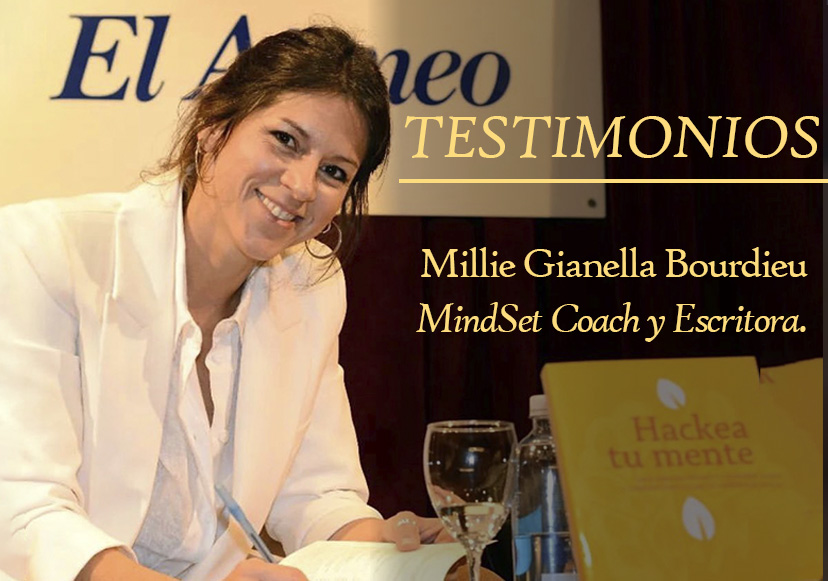 Testimonios: Millie Gianella Bourdieu, mindset coach y escritora.