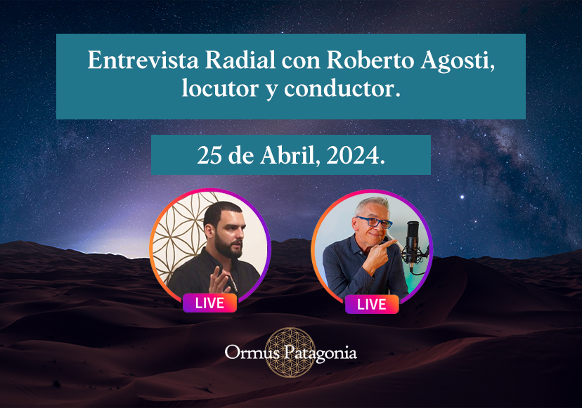 Entrevista Radial con Roberto Agosti, locutor y conductor. 25 de Abril, 2024.